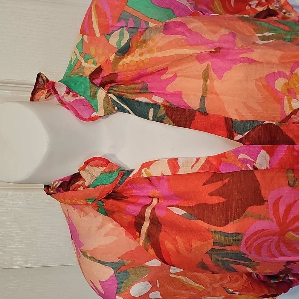 1 State Floral Mini Dress Sz Xs NWT - Picture 6 of 11